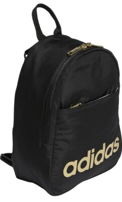 black and gold mini backpack