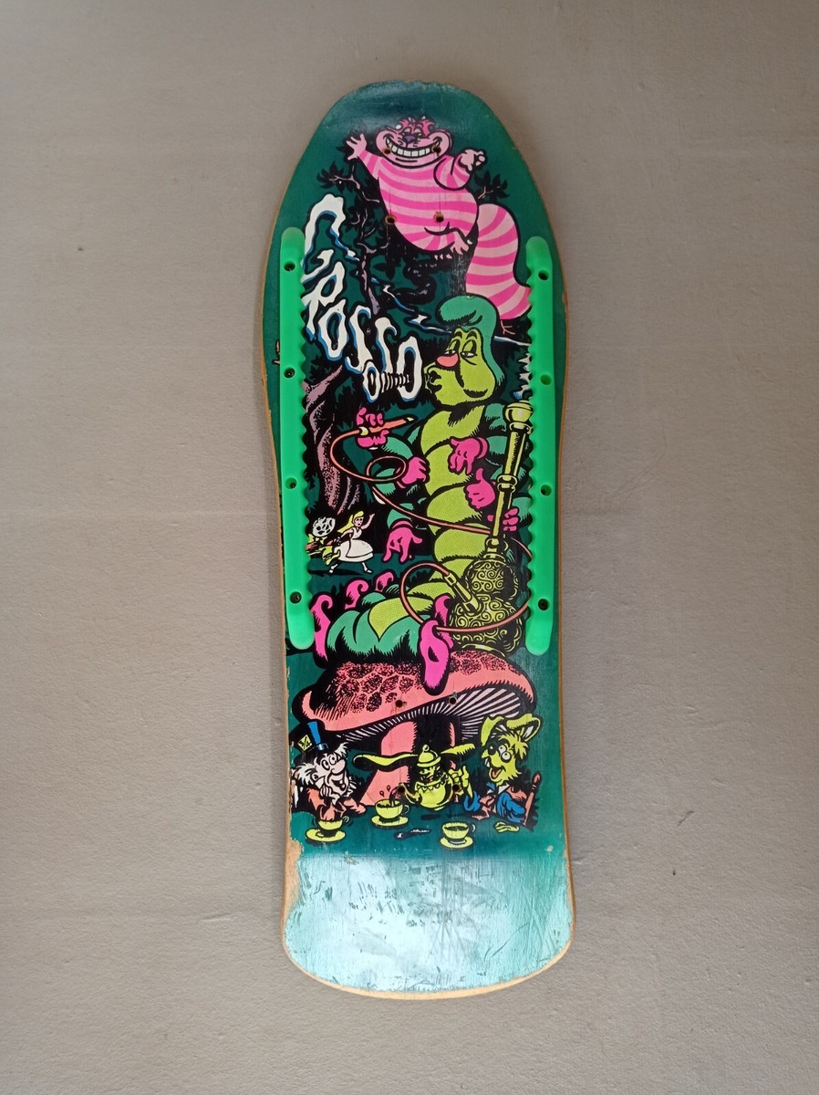 Jeff Grosso Rolls Racer Alice In Wonderland Skateboard Deck