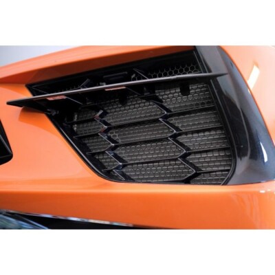 2020-2024 Corvette C8 Front Grille Screens 19433251 Black Powder