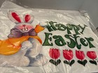 New Easter Bunny HappyEaster Spring Flower Bath Mat Non Slip 22" x 15" Sealed