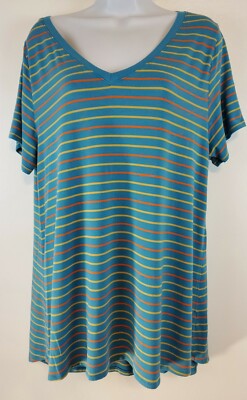 Lu La Roe Womens Hi Low Tunic Top Dress 