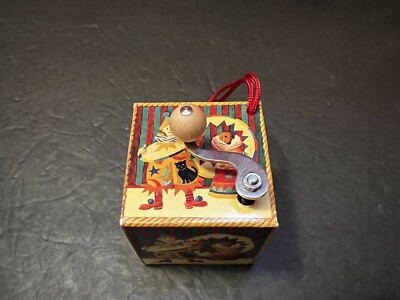 Swiss Reuge Musical Box Ornament Plays Send In The Clowns No 5941