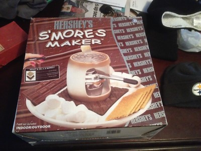 HERSHEY'S S'MORES MAKER & BONUS HERSHEY KISSES DESERT FONDUE SET | eBay