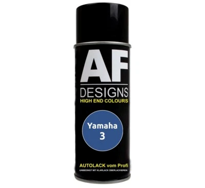 AF DESIGNS Bomboletta spray vernice moto per Yamaha 3 Deep Purplish Blue vernice base bomboletta spray 400 ml