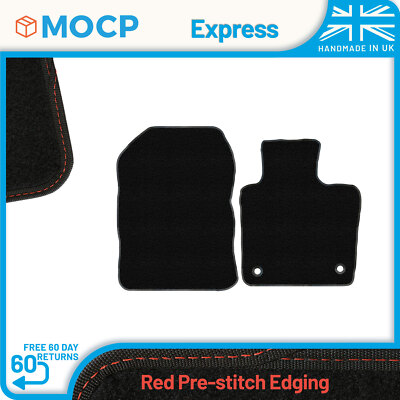 Express with Red Pre-Stitch Trim Car Mats to fit Renault Wind 2010-2013