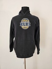 NFL BLACK TEAM APPAREL YOUTH SUPER BOWL XLVI HOODIE SWEATSHIRT - SIZE XL