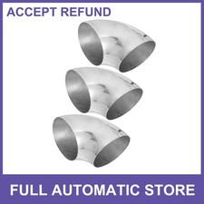 3-pack Od 4 Inch 90 Degree Bend Auto Exhaust Tube Elbow Pipe Arc Length 200mm 3-pack Od 4 Inch 90 Degree Bend Auto Exhaust Tube Elbow Pipe Arc Length 200mm