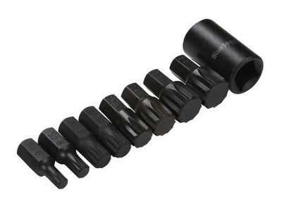 BlueSpot Tools - Ensemble de Douilles Spline 1/2 po