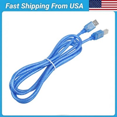 6ft USB 2.0 A-B Printer Cable Cord Lead for HP 7130 Printer Jack Wire