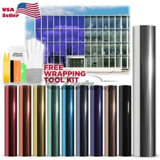 Window Tint One Way Mirror (Chrome Style ONLY) UV Heat Reflective Home Office
