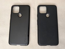 2 Spigen Google Pixel 5 Cases Thin Fit & Liqu...