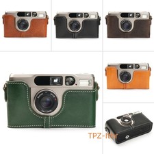For Contax T2 Handmade Genuine Real Leather Half Camera Case Bag Cover