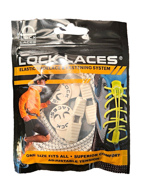 Lock Laces Flat Laces No-Tie Shoelace System