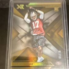 Panini 2019 XR Rookie Jalen Hurd #157 /60 San Francisco 49ers Football Card. rookie card picture