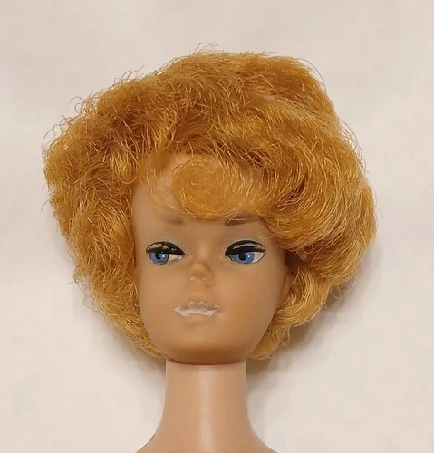 Vintage 1962 Barbie Midge Bubble Cut Blonde White Lips Blue Eyes Japan NICE!