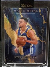 Steph Curry True 1/1 Color Match Case Hit Matte Metal Wild Card Warriors 1 Of 1