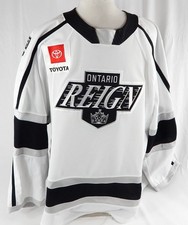 2020-21 Ontario Reign Cole Hults #3 Game Used White Jersey 56 413