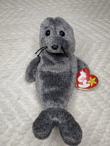 Vintage 1999 TY Beanie Babies Collection - Slippery Seal w/ Tags