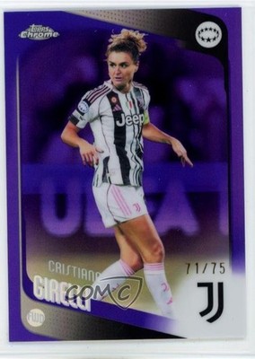 2025-26 Topps Chrome UEFA Women's Champions League /75 Cristiana Girelli #60 n0c