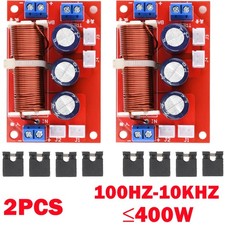 2Pc 2-Way Speaker Frequency Divider Audio Crossover Board 100Hz-10KHz Adjustable