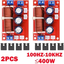 2Pc 2-Way Speaker Frequency Divider Audio Crossover Board 100Hz-10KHz Adjustable