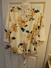 floral tops for women large blouses