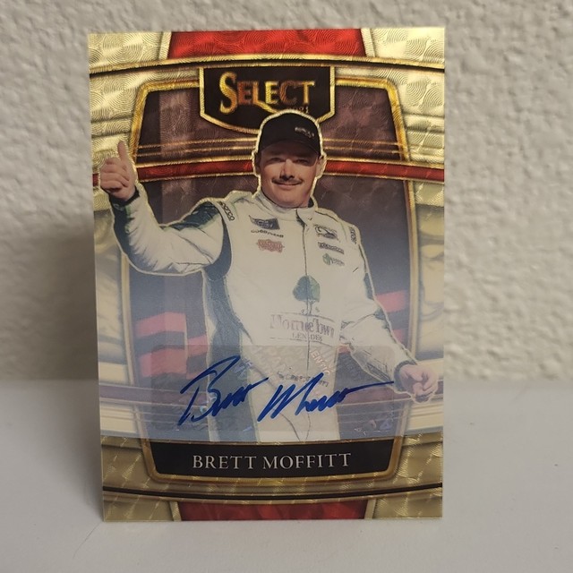 Panini 2022 Chronicles Select 1/1 Brett Moffitt Gold Vinyl Autograph NASCAR