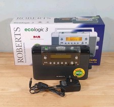 Roberts Ecological 3 Dab/FM Rds Digital Radio Tested Working 