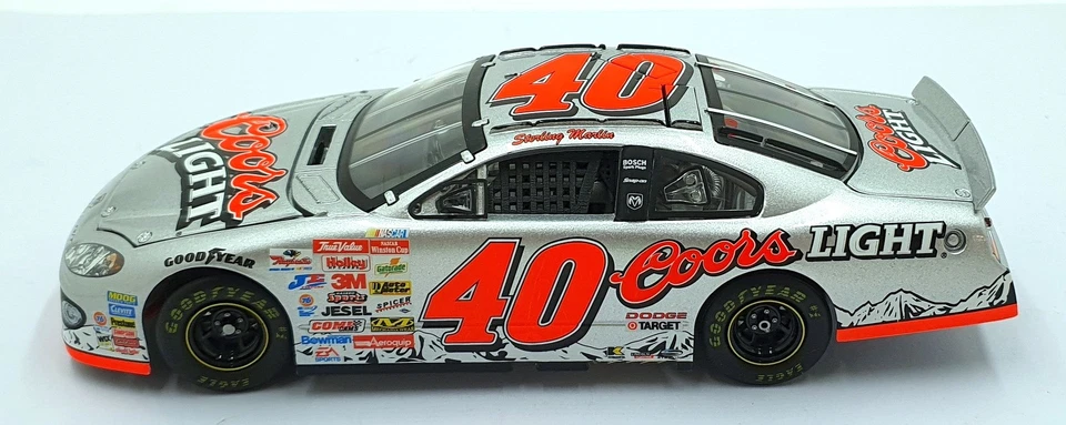 Team Caliber 1/24 Scale BA02185CL - 2001 Dodge #40 NASCAR Coors Light - Marlin - Image 4 of 4