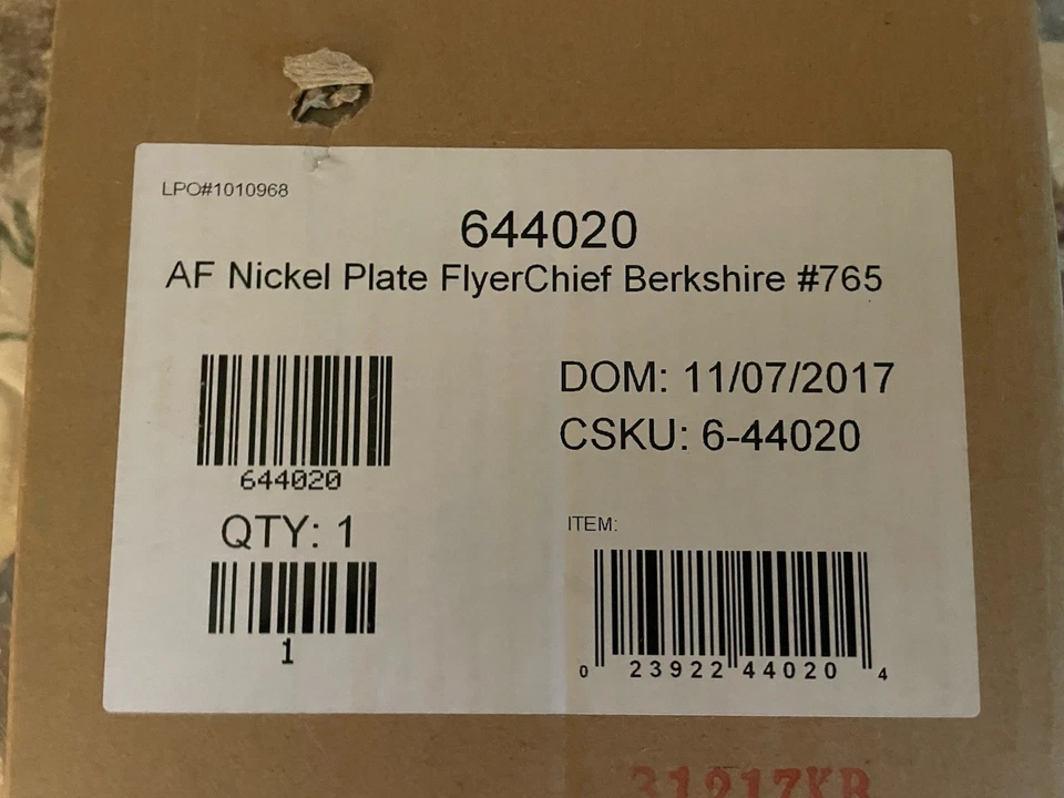 Lionel / Gilbert American Flyer Chief Steam Locomotive 644020 NIOB - Image 2 of 4