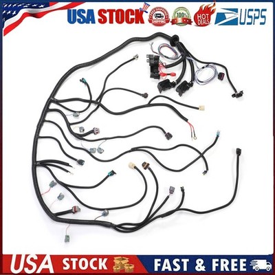 LS3 LS2 6.2L STANDALONE HARNESS 6L80E 58X DRIVE BY WIRE DBW truc vett pedl USA