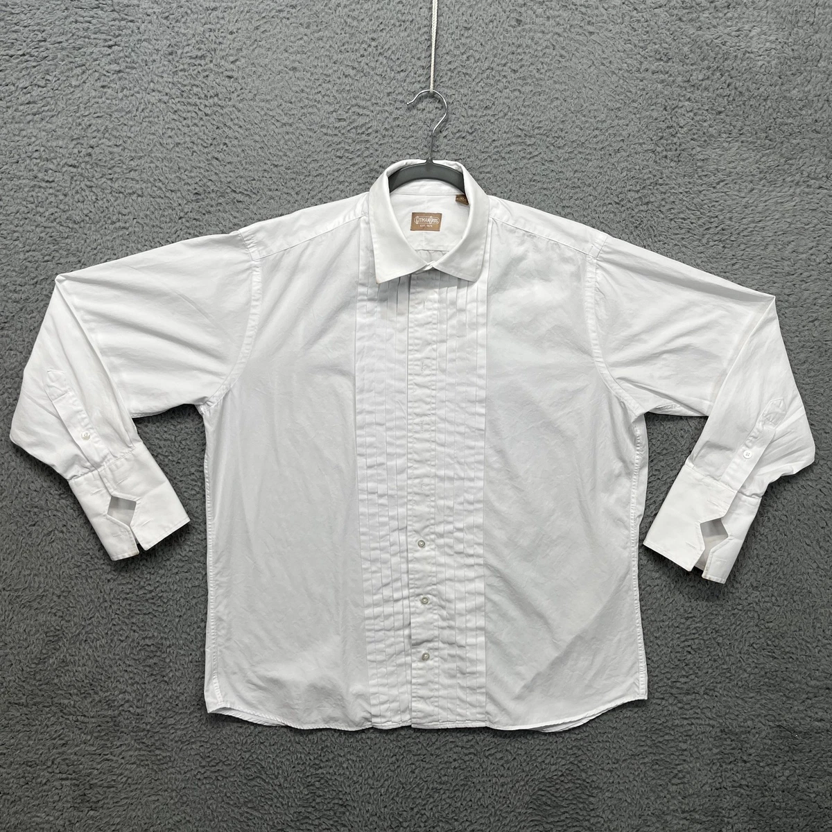 gitman gold dress shirts Gitman Bros. Button Down Oxford Blue Dress Shirt 18.5 / 33 main image 1
