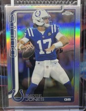 2025 Topps Chrome Football - Daniel Jones Silver Refractor COLTS