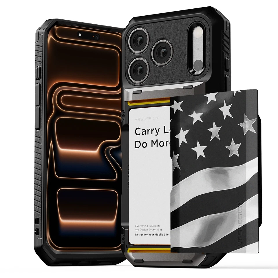 For iPhone 17 Pro Case VRS [Damda Glide Pro] with Semi Auto Wallet Holder - Image 3 of 4