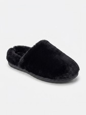 Vionic Women's Gemma Plush Slippers Black