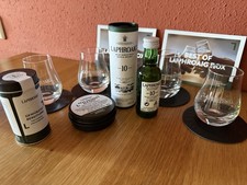 Laphroaig Box Friends Geschenkset 10y Gläser Untersetzersalz Gewürze Whisky