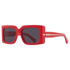Ferragamo Grey Square Ladies Sunglasses SF2032S 600 55 SF2032S 600 55