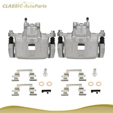 Front Brake Calipers w/ Bracket Pair 2 For Chrysler 200 2011-2014 single piston