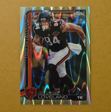 2025 Topps NFL Chrome Colston Loveland Rookie Chicago Bears NFL Card #319