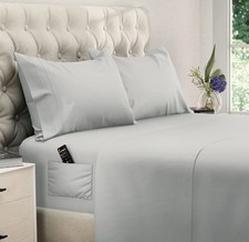 DREAMCARE Eucalyptus Queen Sheet Set Tencel Cooling Deep Pocket 6PCS Soft Luxury