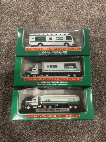 Mini Hess Lot 1998 2006 2008 Hess Miniature