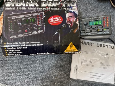 Behringer Digital Signal Processor SHARK DSP110 with Power Supply, Box, Manual