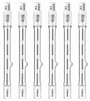 R7s Halogen Light Bulbs Tube Floodlight Lamp Linear Tungsten 1 - 8 Pack - Image 1 of 4