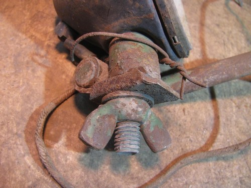 John Deere Dubuque Tractor Guide Head Light with Rod Bracket 40 420 430 ??????? - Bild 2 von 4