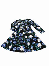 Draper James Floral Smocked Sleeve Dress 0