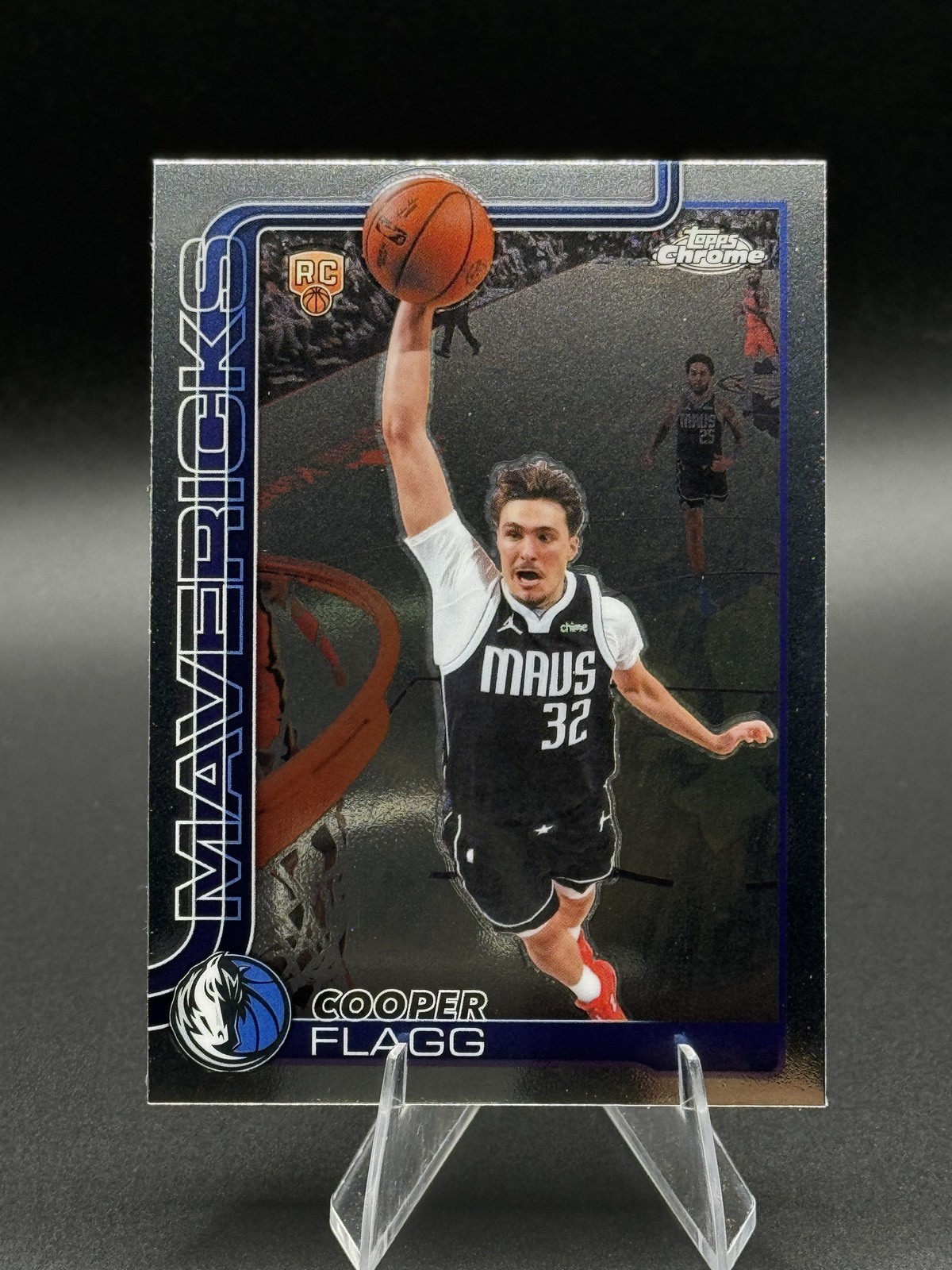 Cooper Flagg #151 2025-26 Topps Chrome Update RC Dallas Mavericks