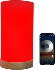 Red Light for Sleep: Red Light Lamp Dimmable Bedside Night Light for Bedroom Sle