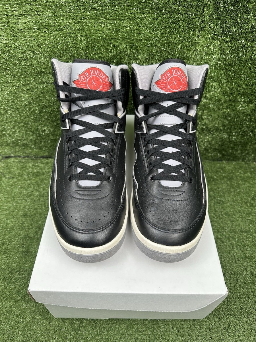 Size 9.5 - Air Jordan 2 Retro Black Cement | eBay