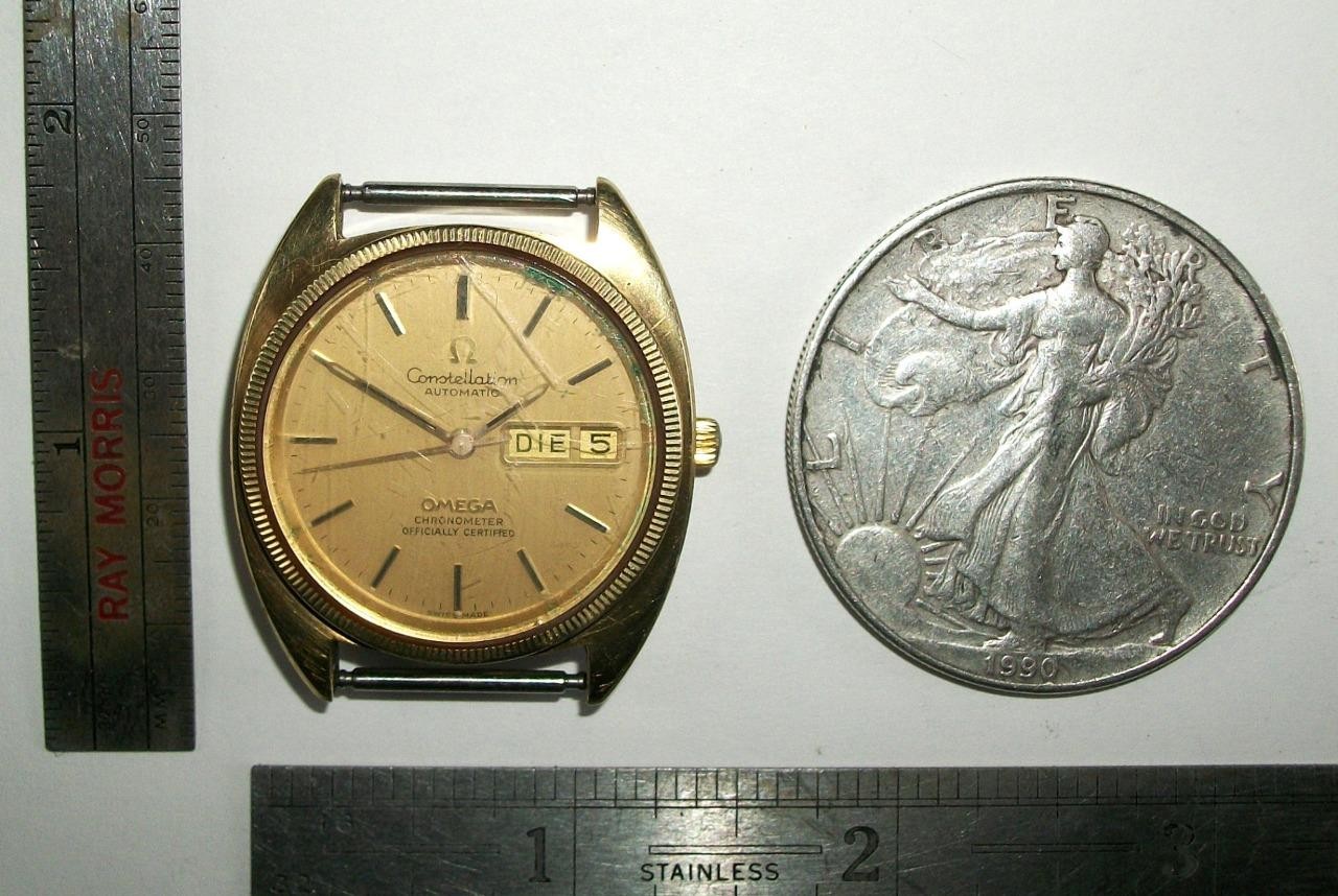 OMEGA CONSTELLATION AUTOMATIC DAY DATE 1680057 GO… - image 1