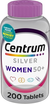 Centrum Silver Multivitamin For Men 50 Plus 200 Count Multimineral Supplement
